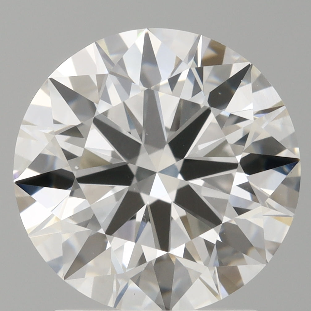 2.10 Carat Round Shaped, Ideal Cut, E Color, VVS2 Clarity, IGI Certified Lab Grown Diamond