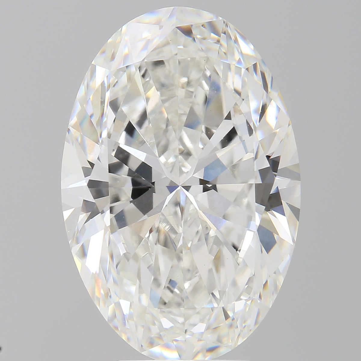7.01 Carat Oval Shaped, Ideal Cut, F Color, VVS2 Clarity, IGI Certified Lab Grown Diamond