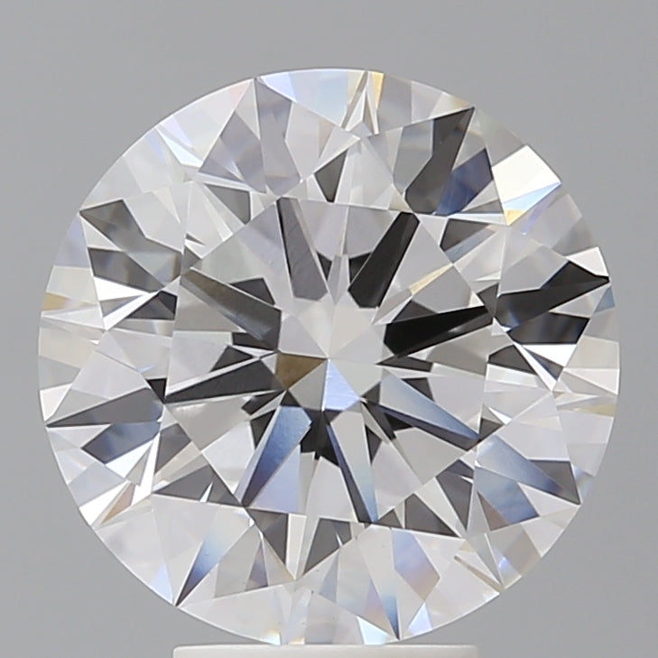 5.52 Carat Round Shaped, Ideal Cut, F Color, VVS2 Clarity, IGI Certified Lab Grown Diamond