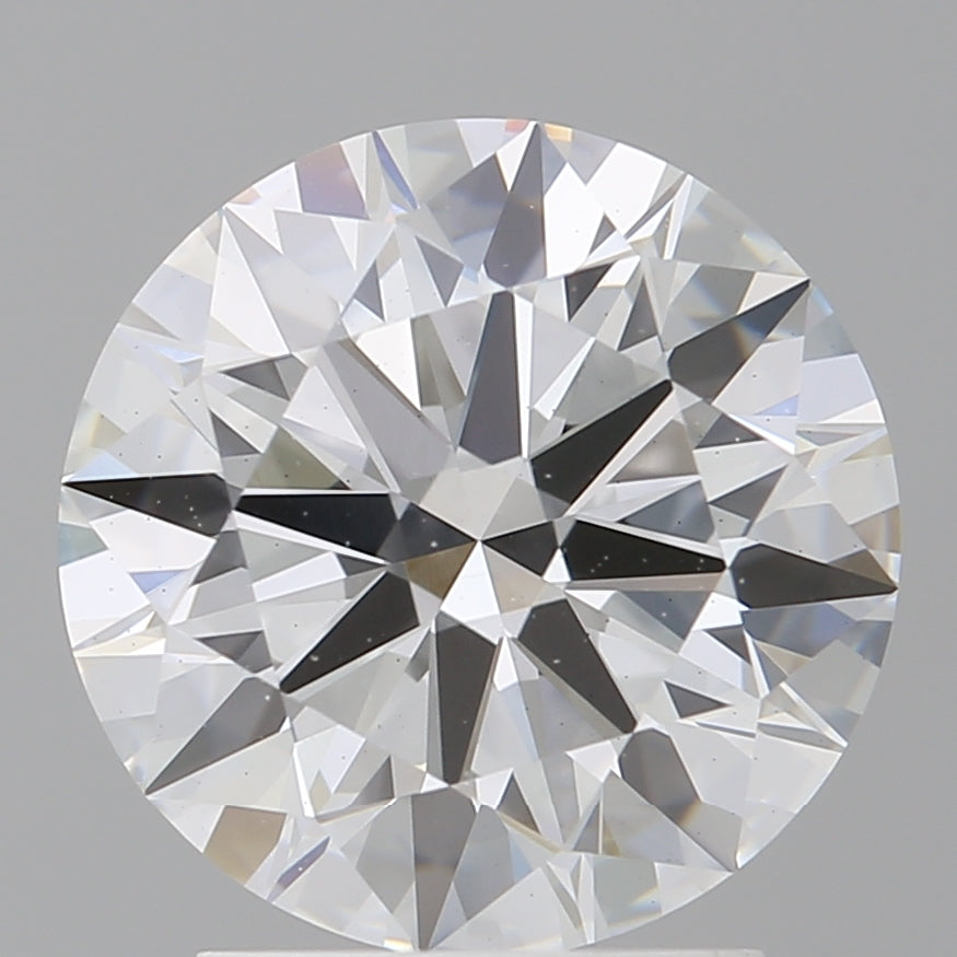 2.57 Carat Round Shaped, Ideal Cut, E Color, VS1 Clarity, IGI Certified Lab Grown Diamond