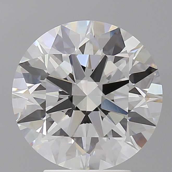 4.04 Carat Round Shaped, Ideal Cut, E Color, VVS2 Clarity, IGI Certified Lab Grown Diamond