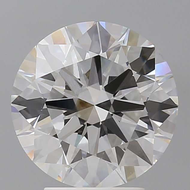 3.57 Carat Round Shaped, Ideal Cut, F Color, VVS2 Clarity, IGI Certified Lab Grown Diamond