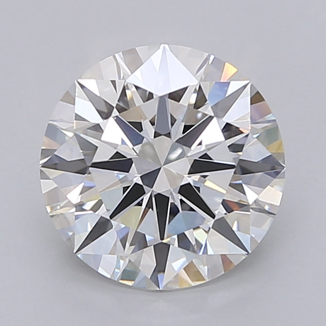 2.52 Carat Round Shaped, Ideal Cut, F Color, VS1 Clarity, IGI Certified Lab Grown Diamond