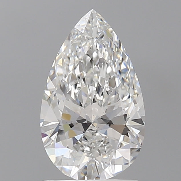 1.55 Carat Pear Shaped, Ideal Cut, E Color, VS1 Clarity, IGI Certified Lab Grown Diamond