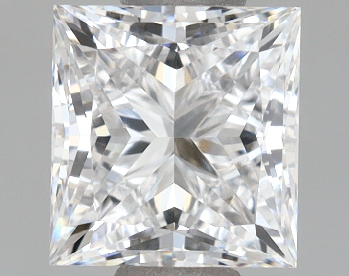 1.02 Carat Princess Shaped, Ideal Cut, D Color, VVS1 Clarity, IGI Certified Lab Grown Diamond