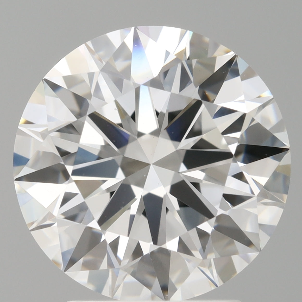 3.10 Carat Round Shaped, Ideal Cut, E Color, VVS2 Clarity, IGI Certified Lab Grown Diamond