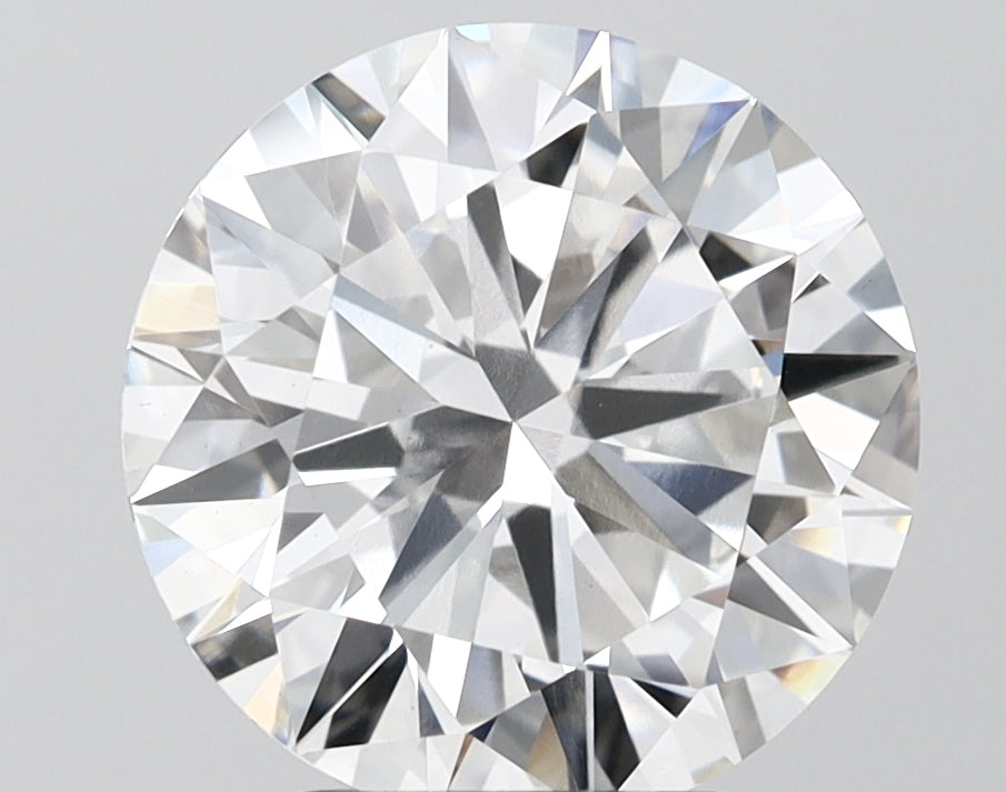 4.03 Carat Round Shaped, Excellent Cut, E Color, VS1 Clarity, IGI Certified Lab Grown Diamond