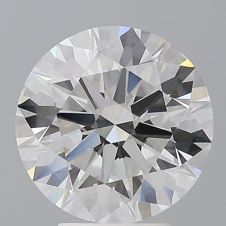 4.10 Carat Round Shaped, Ideal Cut, E Color, VVS2 Clarity, IGI Certified Lab Grown Diamond