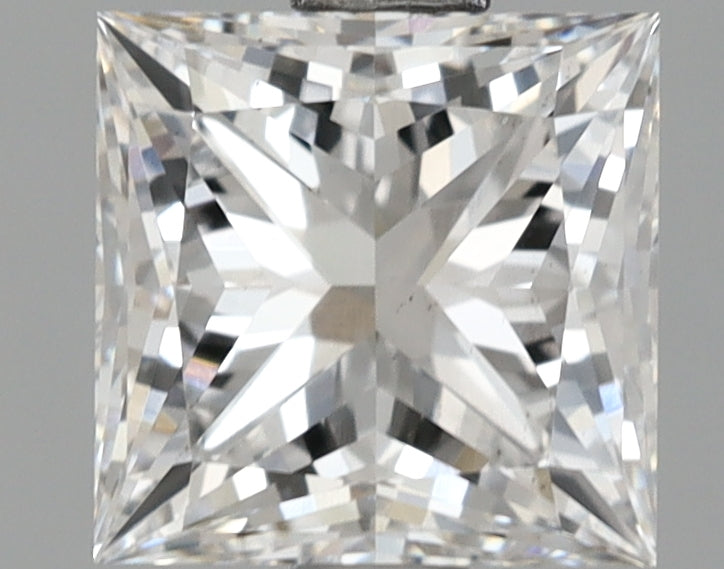 1.52 Carat Princess Shaped, Ideal Cut, E Color, VS1 Clarity, IGI Certified Lab Grown Diamond