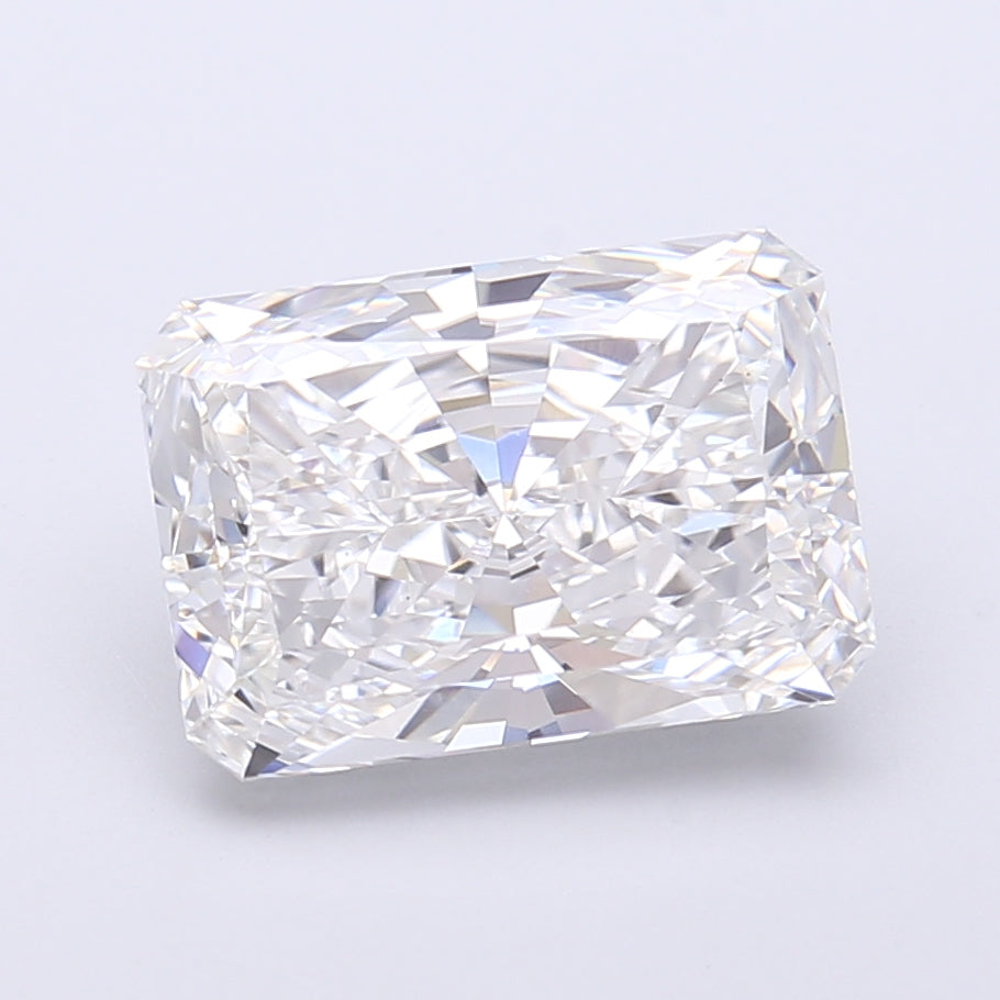 4.14 Carat Radiant Shaped, Very Good Cut, E Color, VS1 Clarity, IGI Certified Lab Grown Diamond