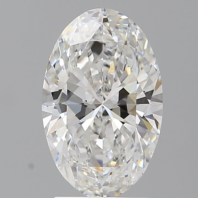 2.52 Carat Oval Shaped, Ideal Cut, E Color, VS1 Clarity, IGI Certified Lab Grown Diamond