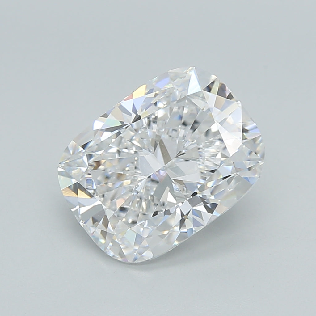3.01 Carat Cushion Shaped, Ideal Cut, D Color, VS1 Clarity, IGI Certified Lab Grown Diamond