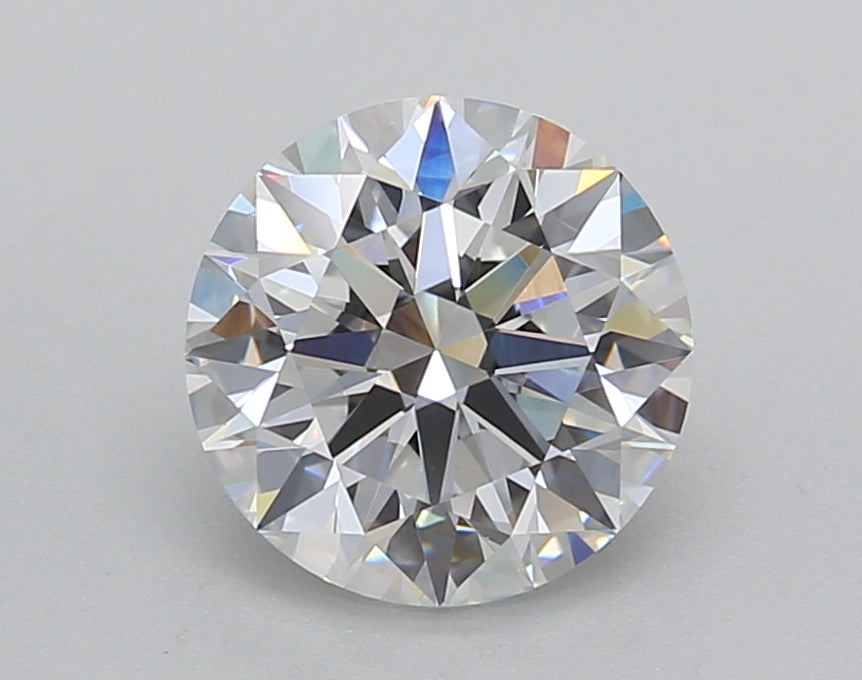 2.02 Carat Round Shaped, Ideal Cut, D Color, VVS2 Clarity, IGI Certified Lab Grown Diamond