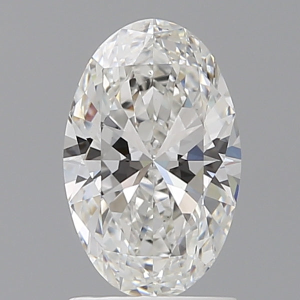1.58 Carat Oval Shaped, Ideal Cut, E Color, VS1 Clarity, IGI Certified Lab Grown Diamond