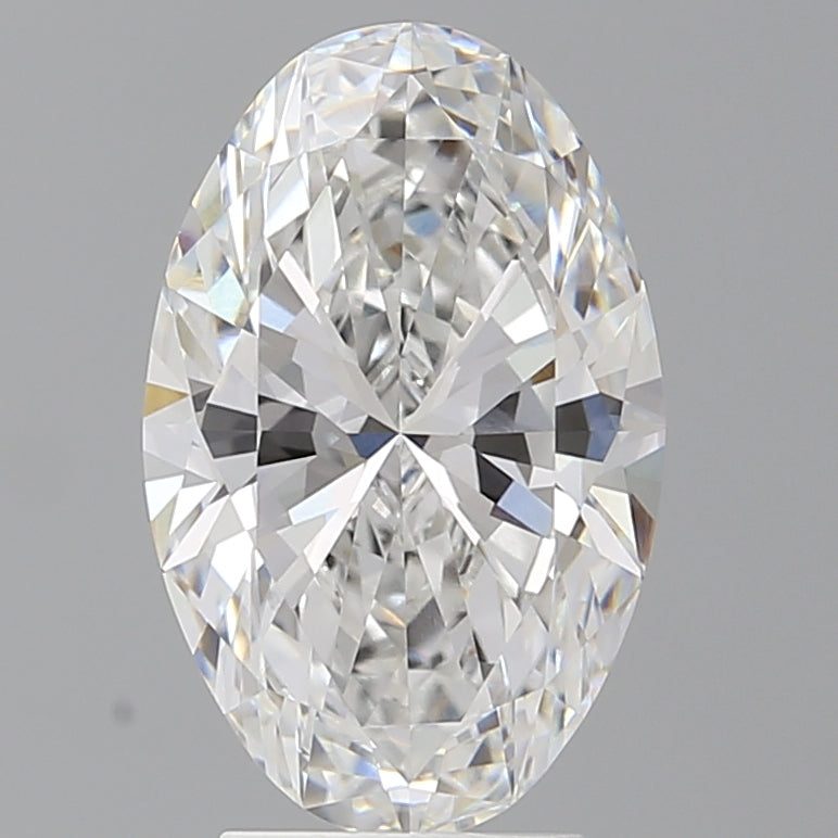 3.52 Carat Oval Shaped, Ideal Cut, E Color, VVS2 Clarity, IGI Certified Lab Grown Diamond