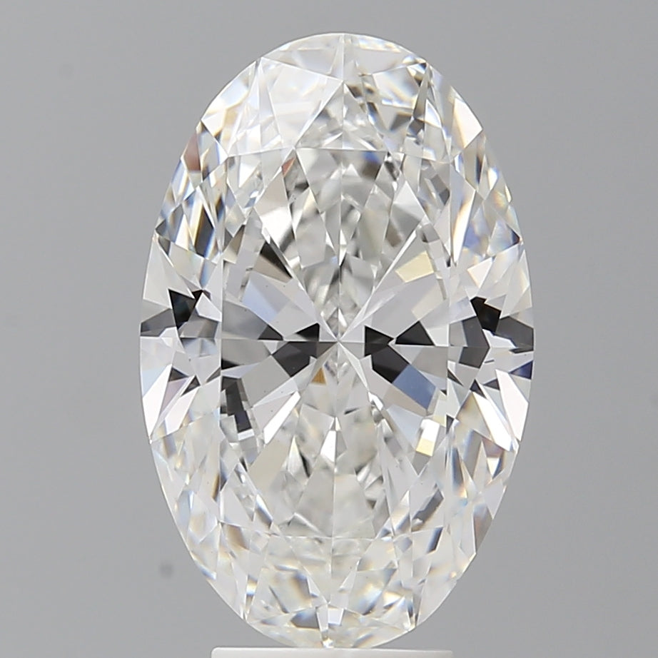 5.56 Carat Oval Shaped, Ideal Cut, F Color, VS1 Clarity, IGI Certified Lab Grown Diamond
