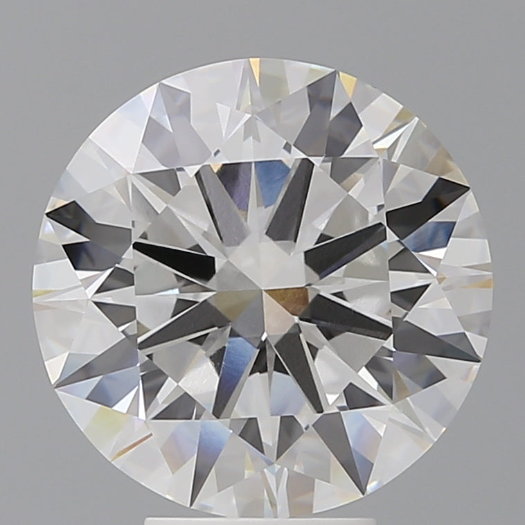 6.10 Carat Round Shaped, Ideal Cut, F Color, VVS2 Clarity, IGI Certified Lab Grown Diamond
