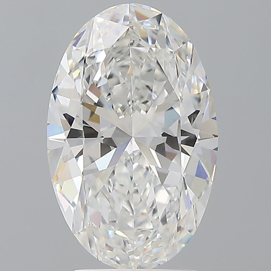 3.51 Carat Oval Shaped, Ideal Cut, E Color, VVS2 Clarity, IGI Certified Lab Grown Diamond