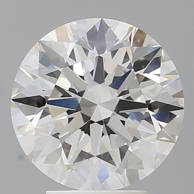 4.07 Carat Round Shaped, Ideal Cut, E Color, VVS2 Clarity, IGI Certified Lab Grown Diamond