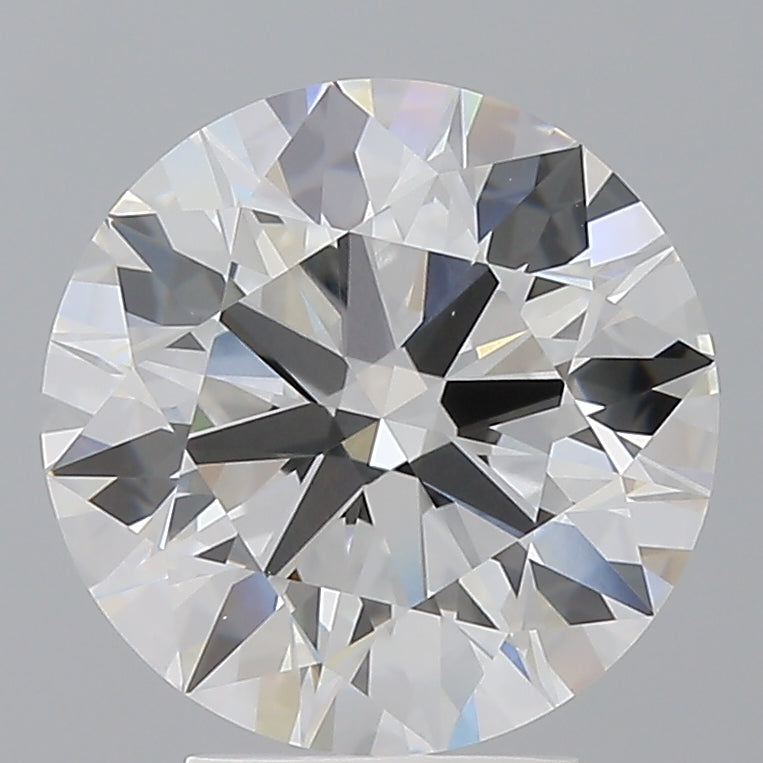 4.10 Carat Round Shaped, Ideal Cut, E Color, VVS2 Clarity, IGI Certified Lab Grown Diamond