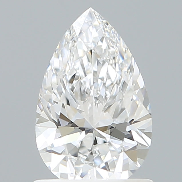 1.03 Carat Pear Shaped, Ideal Cut, D Color, VVS2 Clarity, IGI Certified Lab Grown Diamond