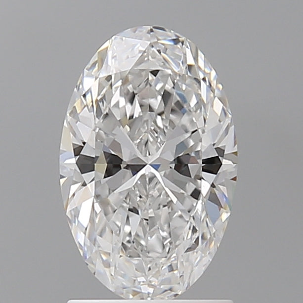 1.60 Carat Oval Shaped, Ideal Cut, D Color, VVS2 Clarity, IGI Certified Lab Grown Diamond