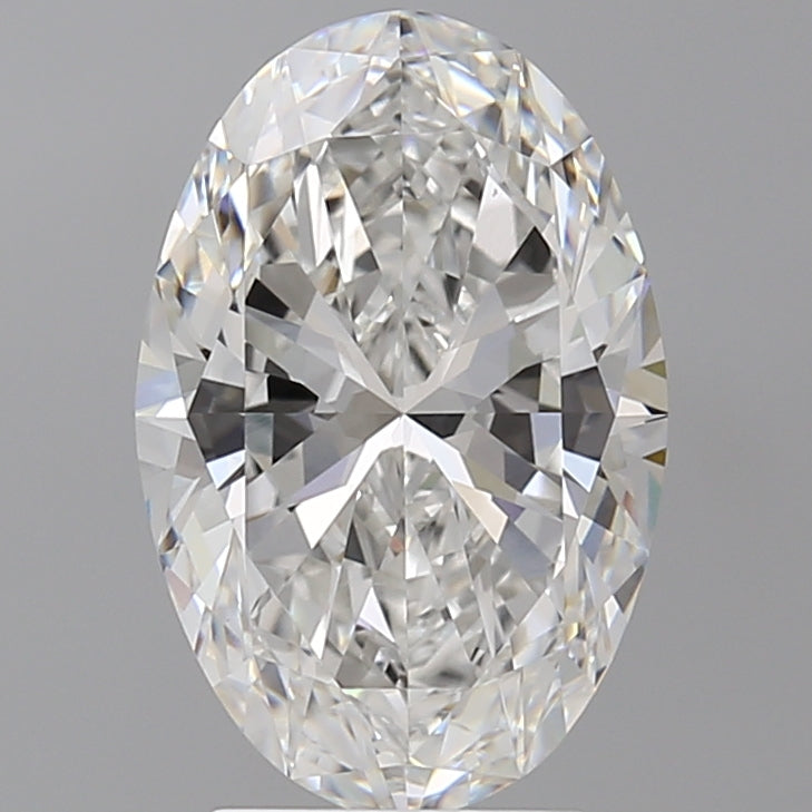 3.54 Carat Oval Shaped, Ideal Cut, E Color, VVS2 Clarity, IGI Certified Lab Grown Diamond