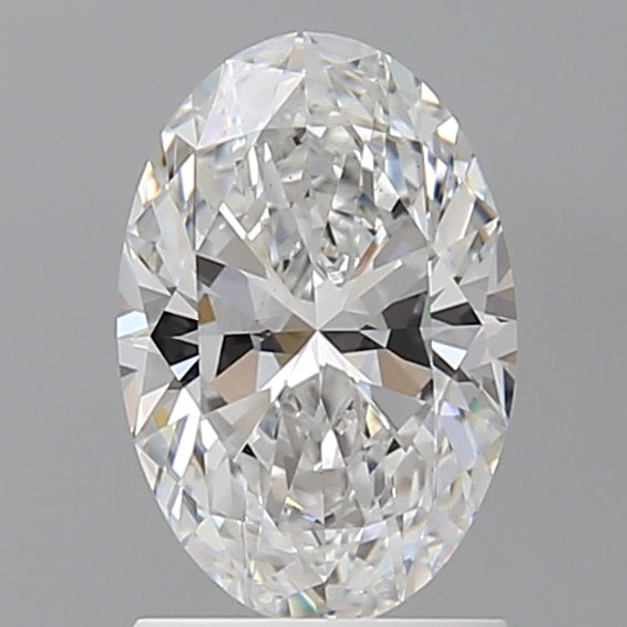 1.55 Carat Oval Shaped, Ideal Cut, D Color, VS1 Clarity, IGI Certified Lab Grown Diamond