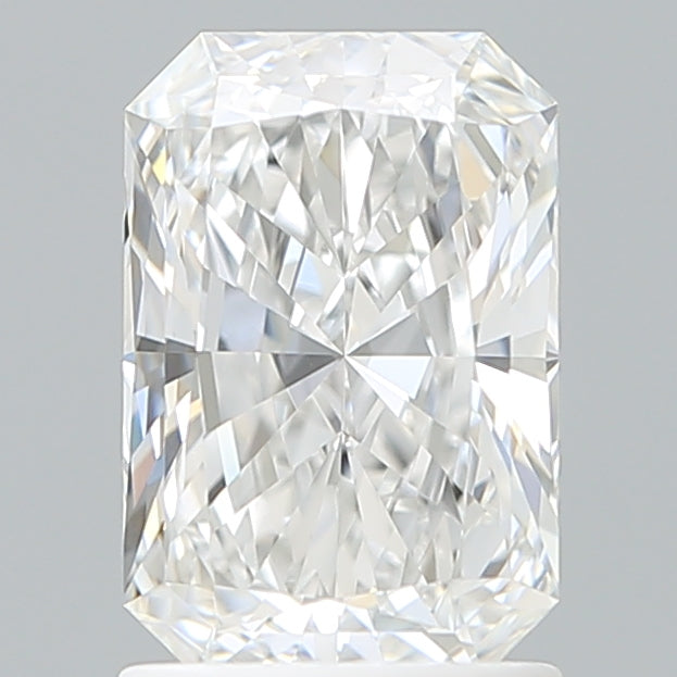 1.59 Carat Radiant Shaped, Ideal Cut, E Color, VVS2 Clarity, IGI Certified Lab Grown Diamond