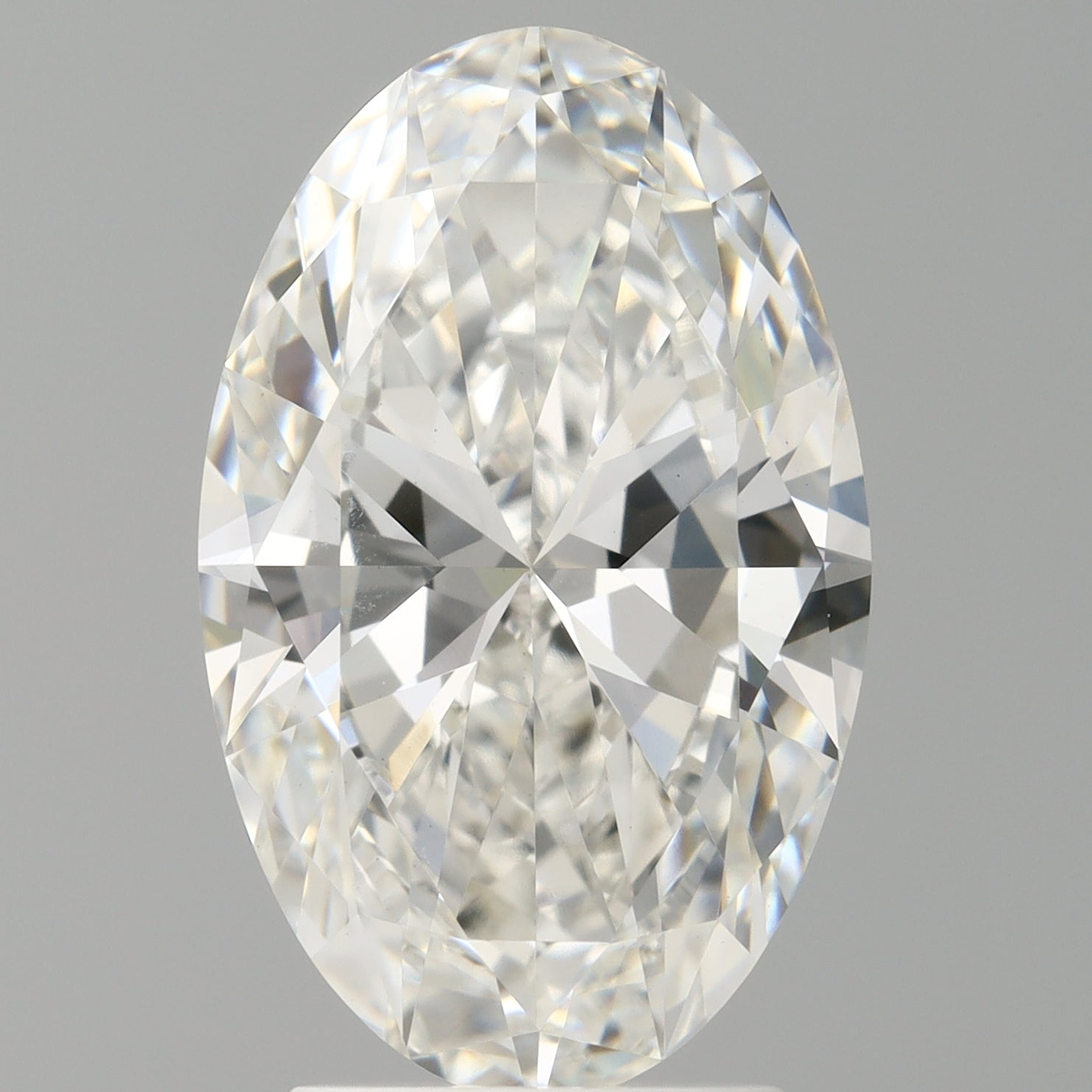 3.07 Carat Oval Shaped, Ideal Cut, F Color, VVS2 Clarity, IGI Certified Lab Grown Diamond
