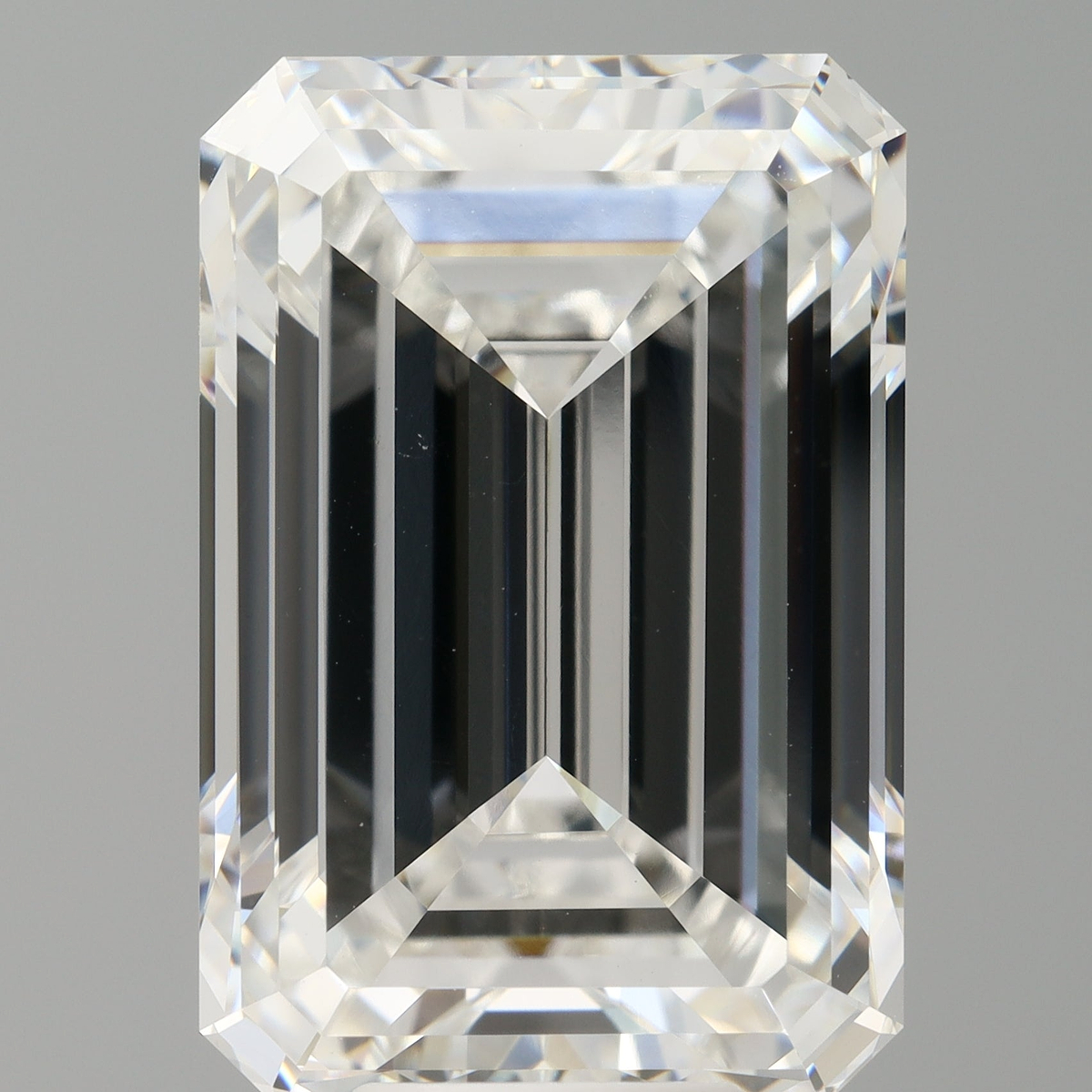 9.59 Carat Emerald Shaped, Ideal Cut, F Color, VVS2 Clarity, IGI Certified Lab Grown Diamond