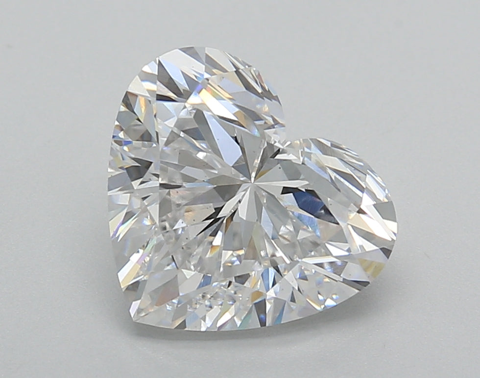 3.01 Carat Heart Shaped, Very Good Cut, D Color, VS1 Clarity, IGI Certified Lab Grown Diamond