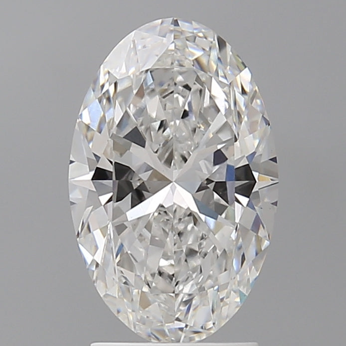 2.59 Carat Oval Shaped, Ideal Cut, E Color, VVS2 Clarity, IGI Certified Lab Grown Diamond