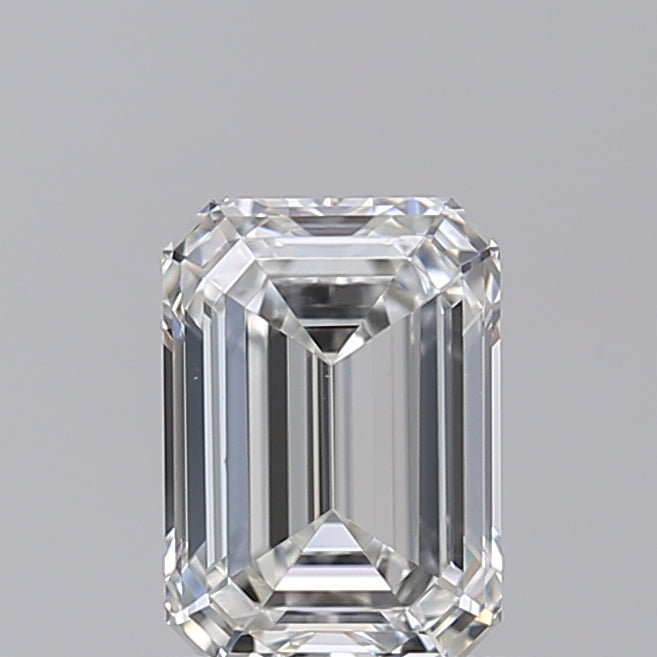 0.70 Carat Emerald Shaped, Ideal Cut, G Color, VVS2 Clarity, IGI Certified Lab Grown Diamond