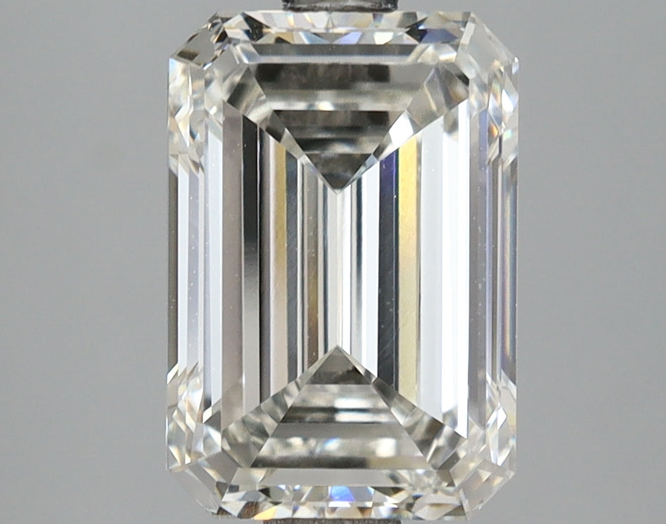 2.99 Carat Emerald Shaped, Excellent Cut, G Color, VVS2 Clarity, IGI Certified Lab Grown Diamond