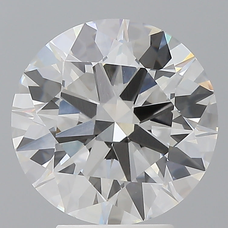 4.09 Carat Round Shaped, Ideal Cut, E Color, VVS2 Clarity, IGI Certified Lab Grown Diamond
