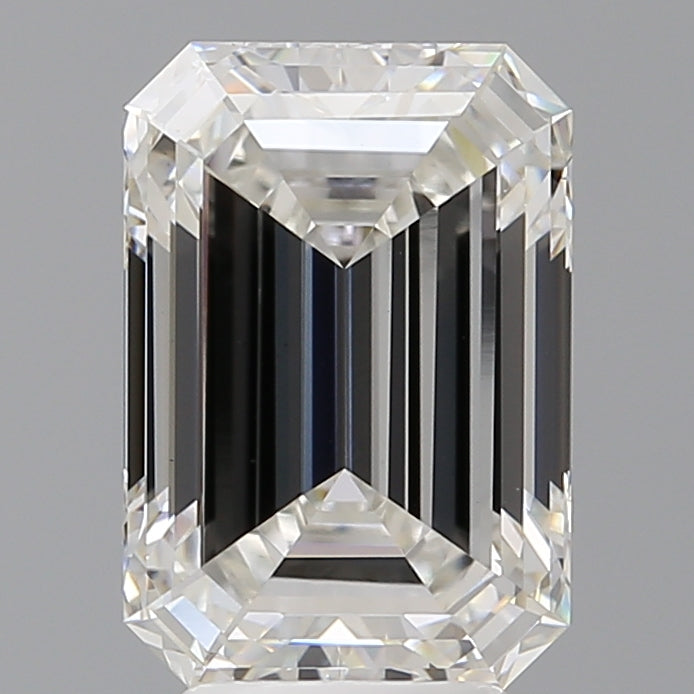 4.58 Carat Emerald Shaped, Ideal Cut, F Color, VS1 Clarity, IGI Certified Lab Grown Diamond