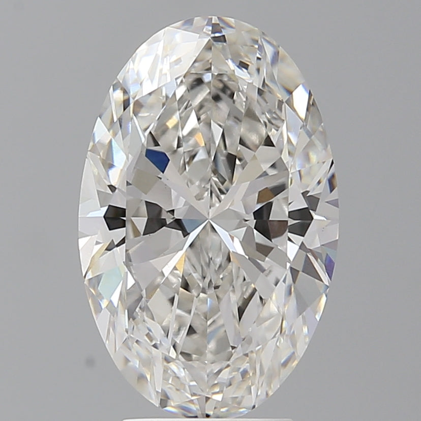 4.56 Carat Oval Shaped, Ideal Cut, F Color, VVS2 Clarity, IGI Certified Lab Grown Diamond