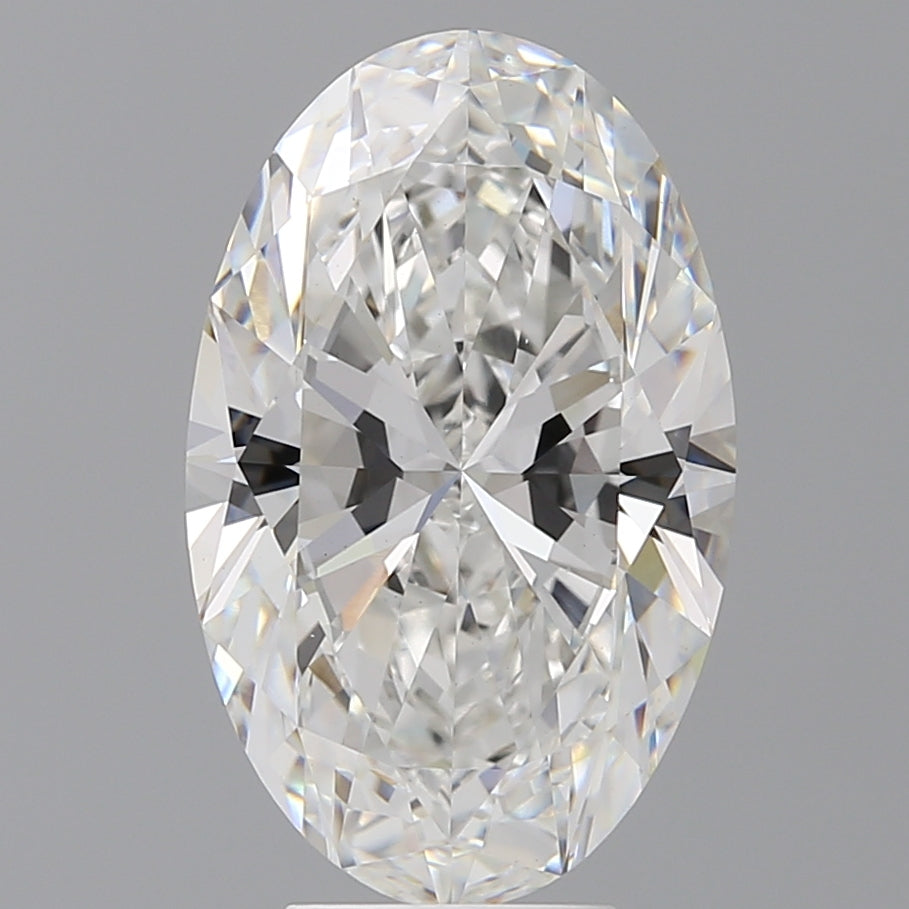 6.04 Carat Oval Shaped, Ideal Cut, E Color, VVS2 Clarity, IGI Certified Lab Grown Diamond