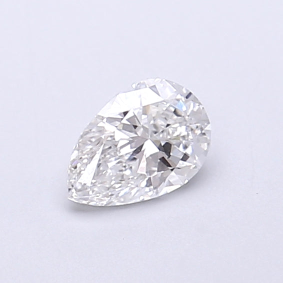 0.36 Carat Pear Shaped, Very Good Cut, D Color, VVS2 Clarity, IGI Certified Lab Grown Diamond