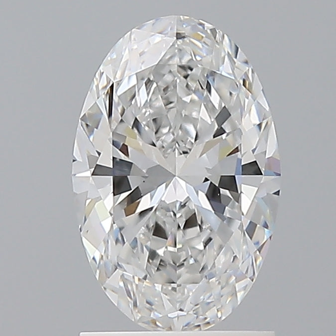 1.57 Carat Oval Shaped, Ideal Cut, E Color, VVS2 Clarity, IGI Certified Lab Grown Diamond
