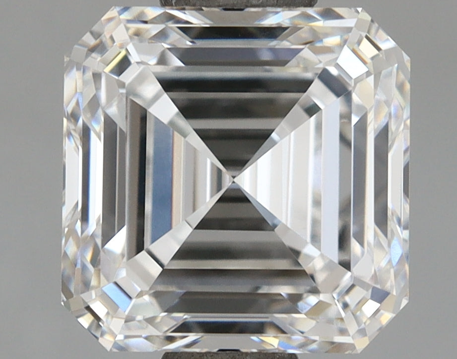 2.03 Carat Asscher Shaped, Ideal Cut, E Color, VVS1 Clarity, IGI Certified Lab Grown Diamond