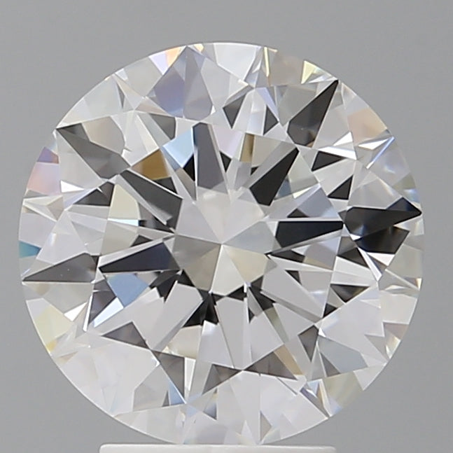 4.02 Carat Round Shaped, Excellent Cut, E Color, VVS2 Clarity, IGI Certified Lab Grown Diamond