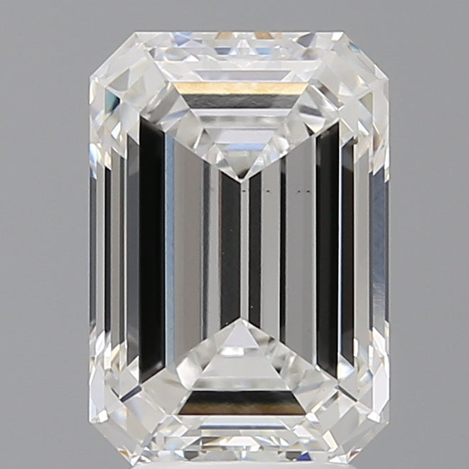4.03 Carat Emerald Shaped, Ideal Cut, E Color, VS1 Clarity, IGI Certified Lab Grown Diamond