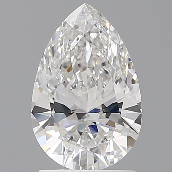 1.60 Carat Pear Shaped, Ideal Cut, E Color, VVS2 Clarity, IGI Certified Lab Grown Diamond