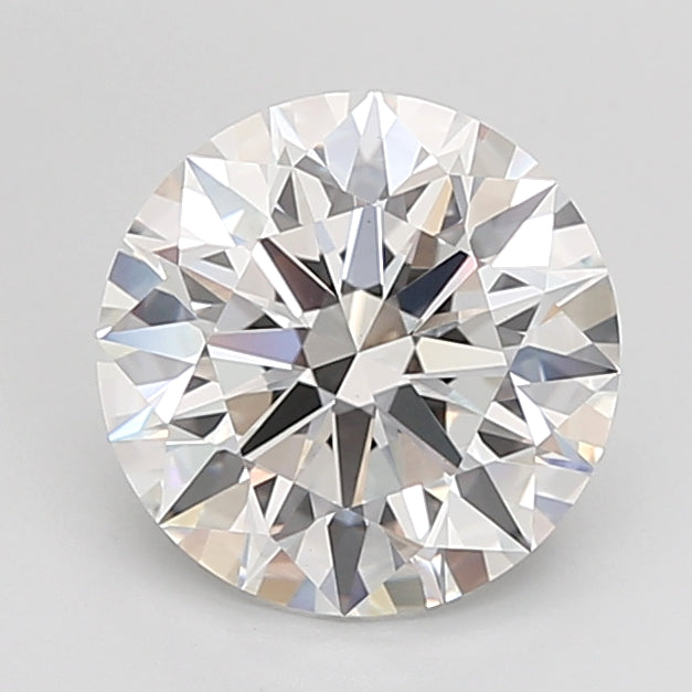 4.05 Carat Round Shaped, Ideal Cut, E Color, VVS2 Clarity, IGI Certified Lab Grown Diamond