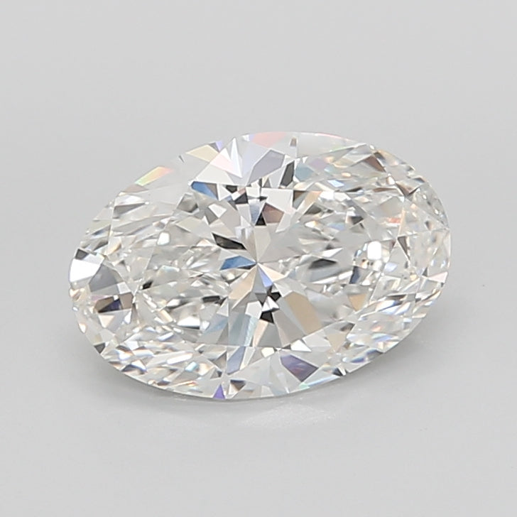 6.10 Carat Oval Shaped, Ideal Cut, F Color, VVS2 Clarity, IGI Certified Lab Grown Diamond