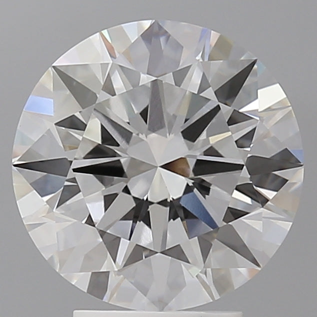 4.03 Carat Round Shaped, Ideal Cut, E Color, VVS2 Clarity, IGI Certified Lab Grown Diamond
