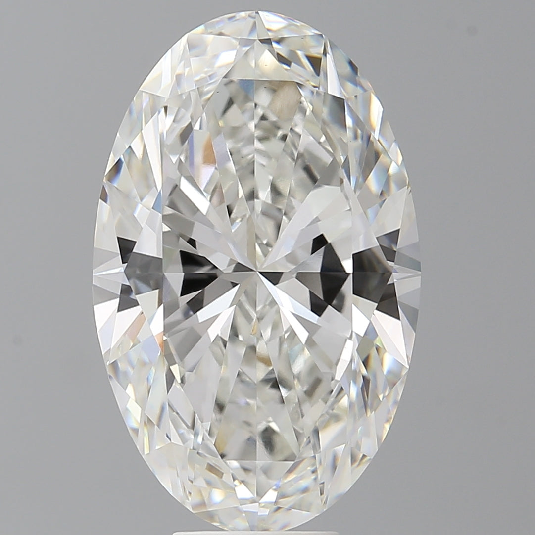9.58 Carat Oval Shaped, Ideal Cut, F Color, VVS2 Clarity, IGI Certified Lab Grown Diamond