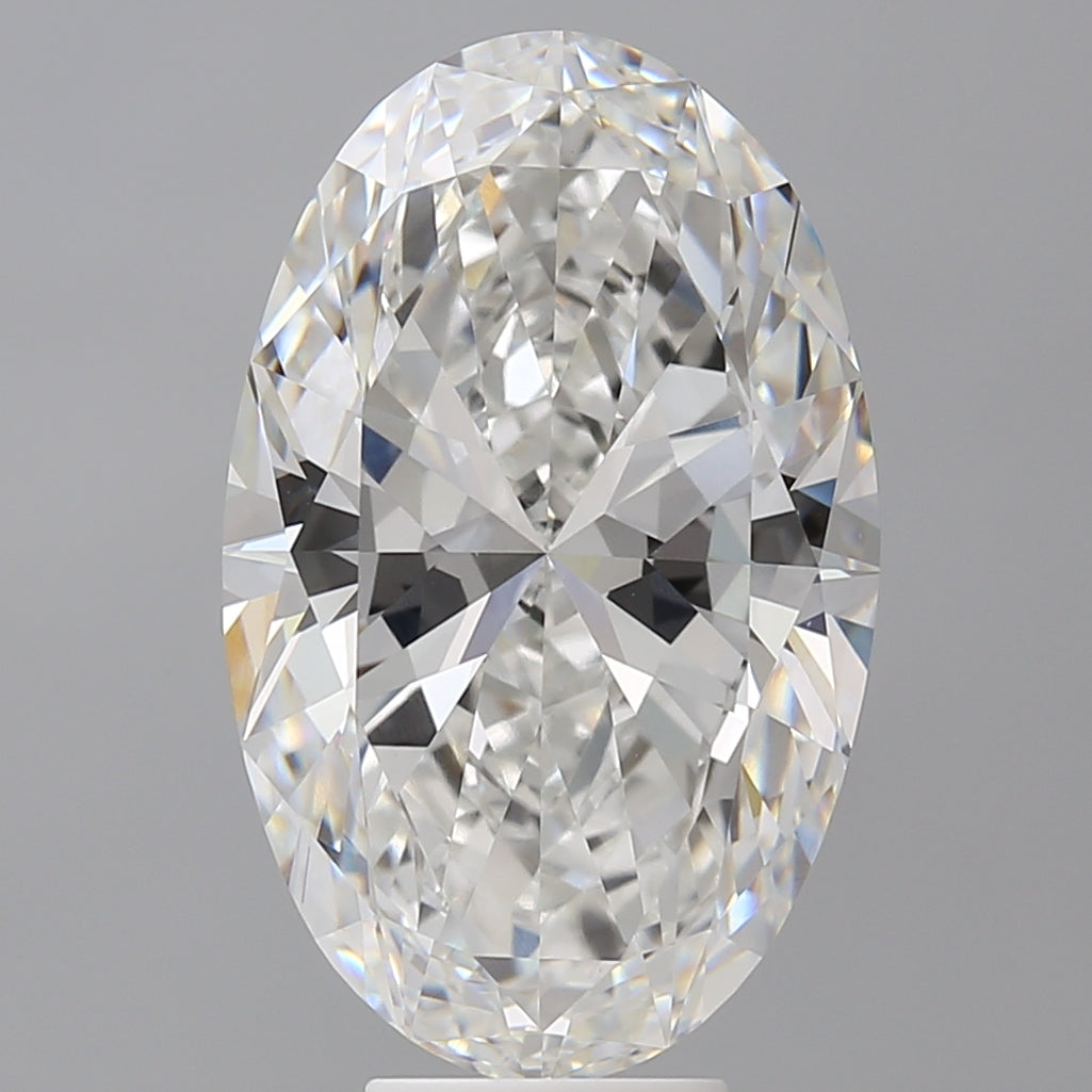 8.00 Carat Oval Shaped, Ideal Cut, F Color, VVS2 Clarity, IGI Certified Lab Grown Diamond